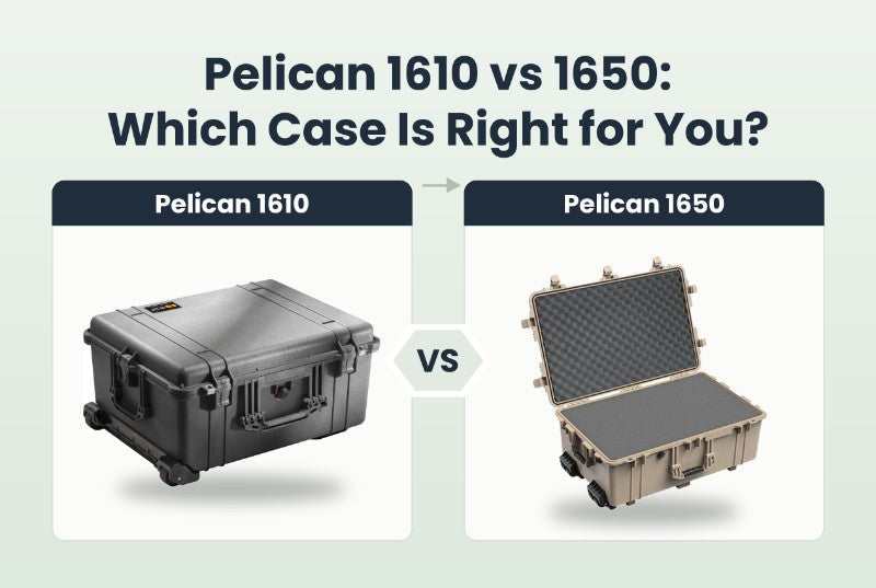 Pelican 1610 vs 1650: Protector Case Comparison - Production Case