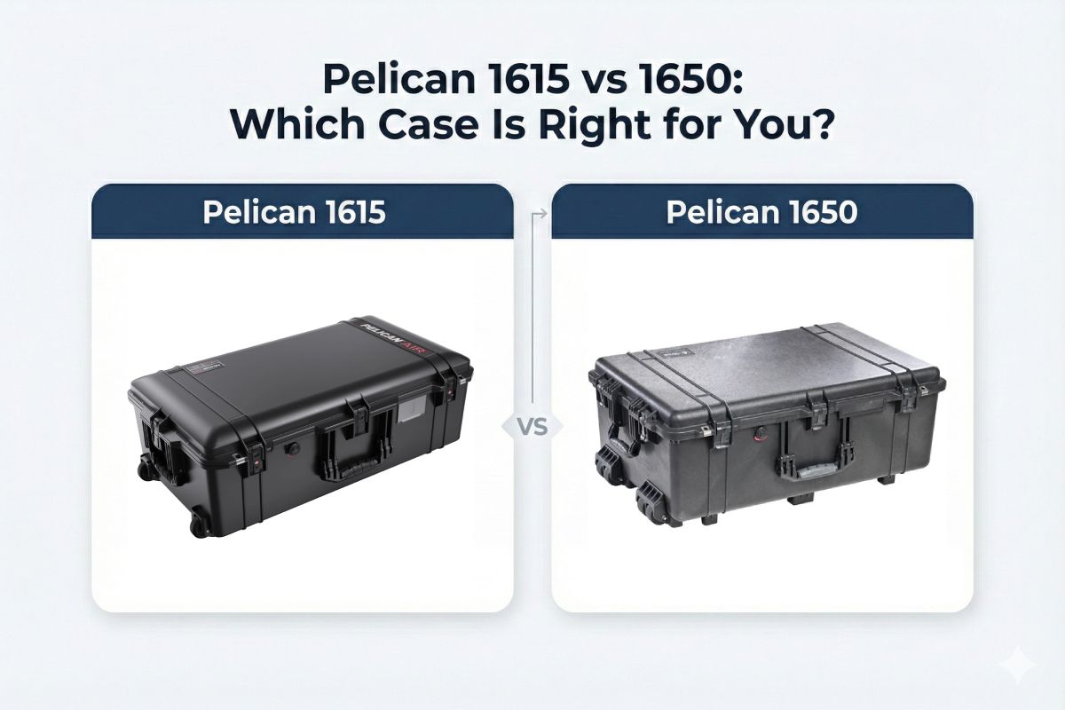 Pelican 1615 vs 1650: Which Check-In Case Is Right for You?