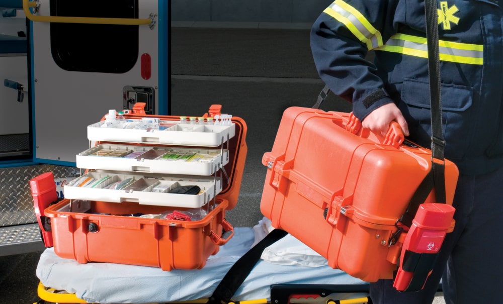 First Aid & EMS Cases - Medical Hard Cases- Pelican & Nanuk