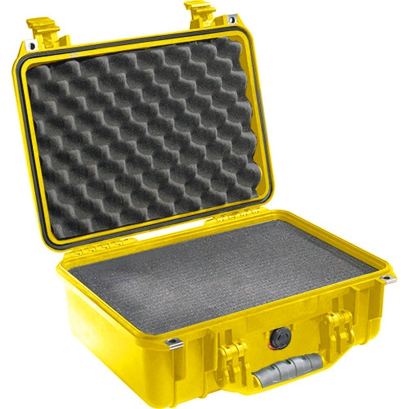 Pelican 1450 Protector Case]-Pelican-Yellow-Pluck Foam-Production Case