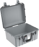 Pelican 1507 Air Case-Medium Case-Pelican-Silver-No Foam-Production Case