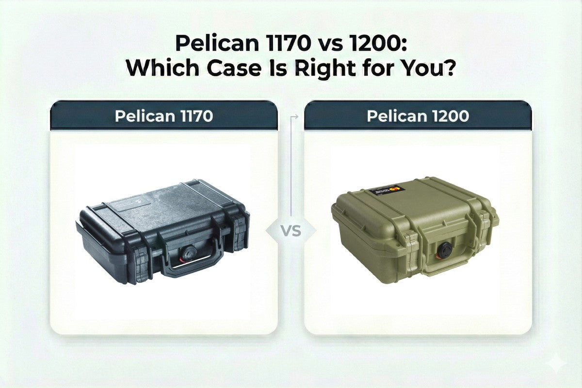 Pelican 1170 vs 1200 Case Comparison (Sizes & Depth)