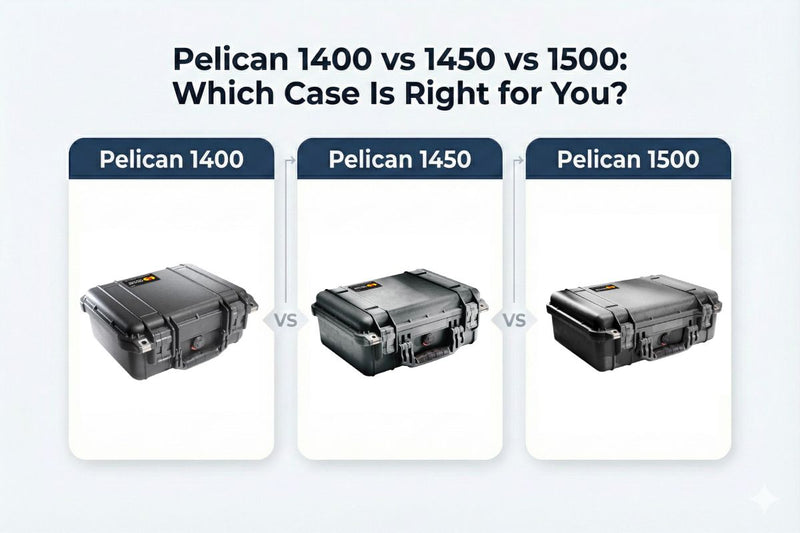 Pelican 1400 vs 1450 vs 1500: Which Case Is Right for You?