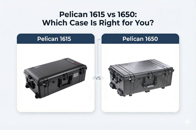 Pelican 1615 vs 1650: Which Check-In Case Is Right for You?