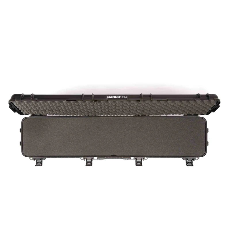 Nanuk 994 rifle case. Black with soft layered foam.