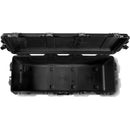 Pelican, 1726 Air, Top-down view of an open and completely empty black hard protective long case.