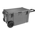 Pelican 65QW Elite Wheeled Cooler Dark Gray closed