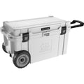 Pelican 65QW Elite Wheeled Cooler White closed