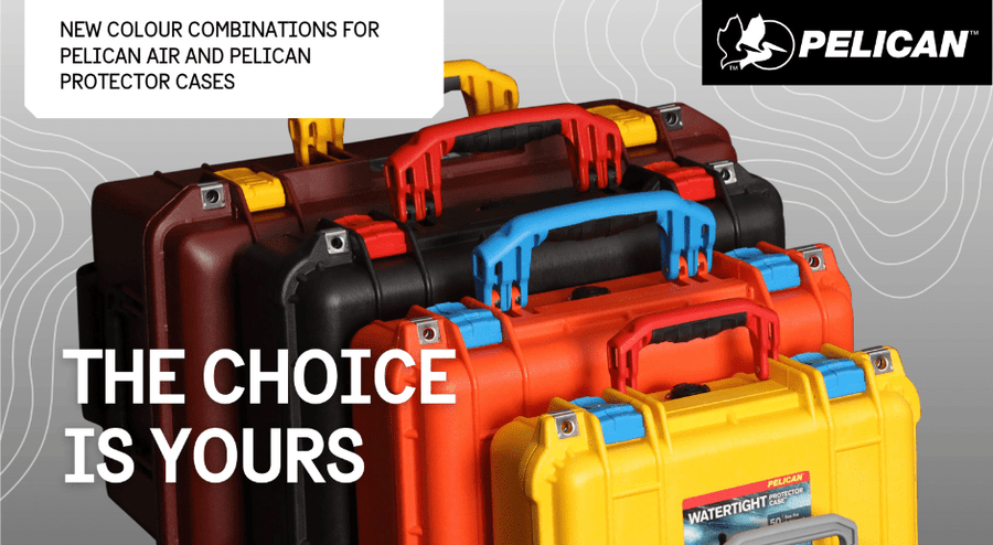 Pelican Coloured Latches & Handles - Air & Protector Cases