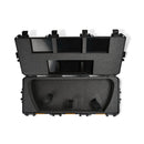 Pelican Vault V730BOW Bow Case empty with custom foam insert to hold bow and arrows.