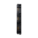 Pelican Vault V730BOW Bow Case side view with handle and latches. Closed.