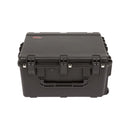 SKB iSeries 2620-13 Case - Black Case Closed and flat A straight-on front perspective of the black SKB iSeries 2620-13 Case. The image highlights the heavy-duty latches, front carry handle, and rugged corner design.