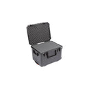 SKB iSeries 2015-14 protective carrying case with its lid open, showing a black foam-lined interior, isolated on a white background.