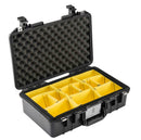 Pelican 1485 Air Case-Medium Case-Pelican-Black-Padded Divider-Production Case