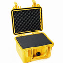 Pelican 1300 Protector Case]-Pelican-Yellow-Pluck Foam-Production Case