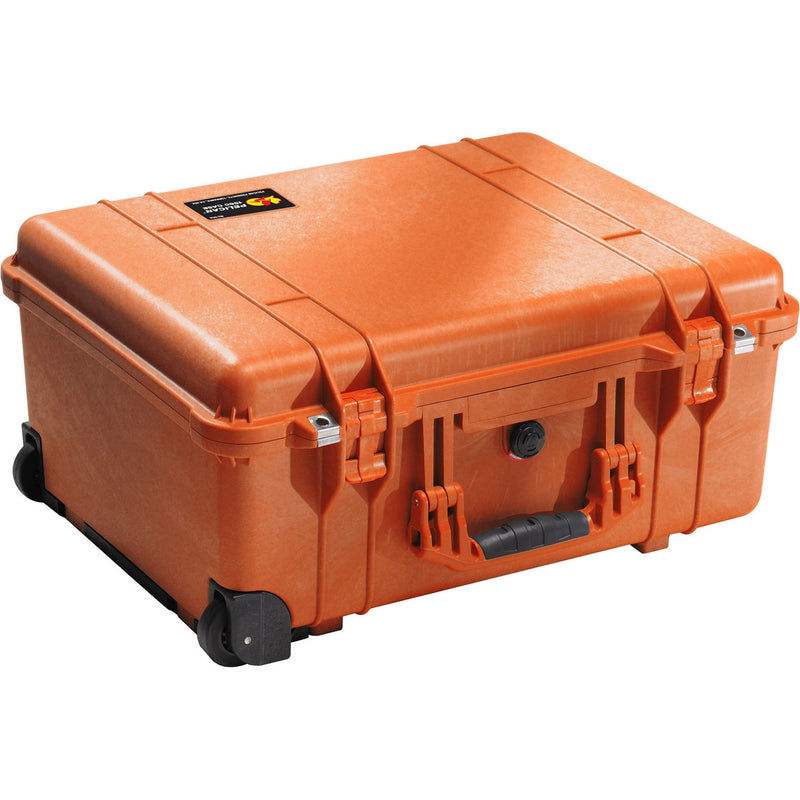 Pelican 1560 Protector Case]-Pelican-Orange-No Foam-Production Case