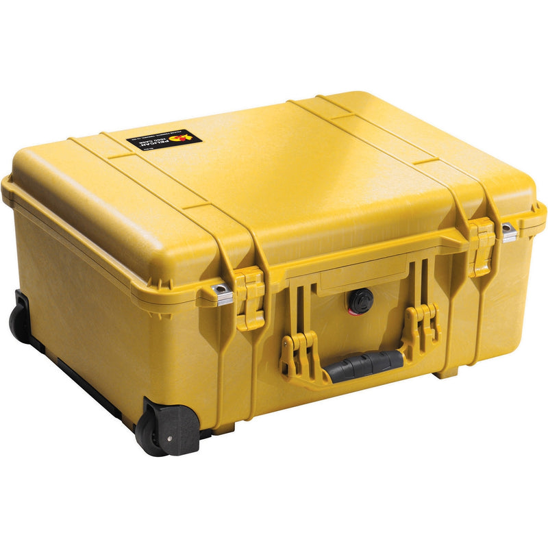 Pelican 1560 Protector Case]-Pelican-Yellow-No Foam-Production Case