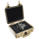 Pelican 1200 Protector Case]-Pelican-Tan-Pluck Foam-Production Case