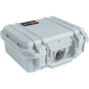 Pelican 1200 Protector Case]-Pelican-Silver-No Foam-Production Case