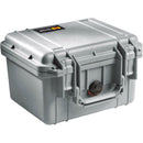 Pelican 1300 Protector Case]-Pelican-Silver-No Foam-Production Case