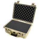 Pelican 1450 Protector Case]-Pelican-Tan-Pluck Foam-Production Case