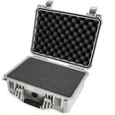 Pelican 1450 Protector Case]-Pelican-Silver-Pluck Foam-Production Case