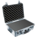 Pelican 1500 Protector Case]-Pelican-Silver-Pluck Foam-Production Case