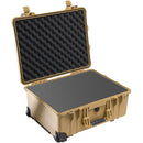 Pelican 1560 Protector Case]-Pelican-Tan-Pluck Foam-Production Case