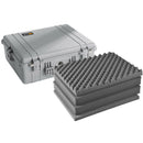 Pelican 1600 Protector Case]-Pelican-Silver-Pluck Foam-Production Case