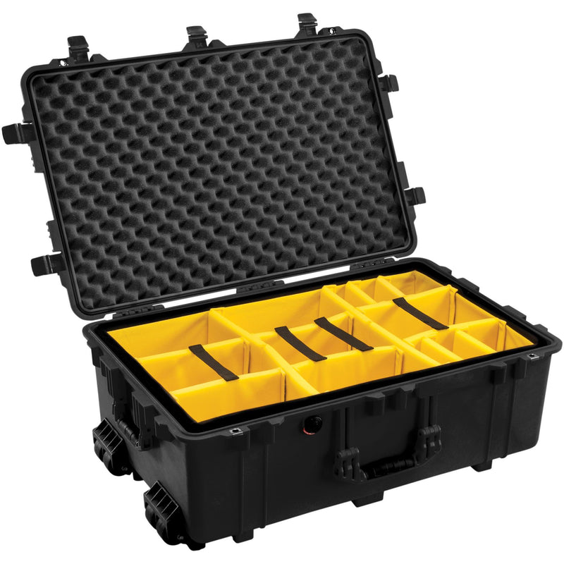 Pelican 1650 Protector Case]-Pelican-Black-Padded Divider-Production Case