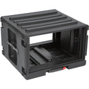 SKB 1SKB-R6UW  -  6U Space Rack stacks w/Roto Racks, wheels, and handle