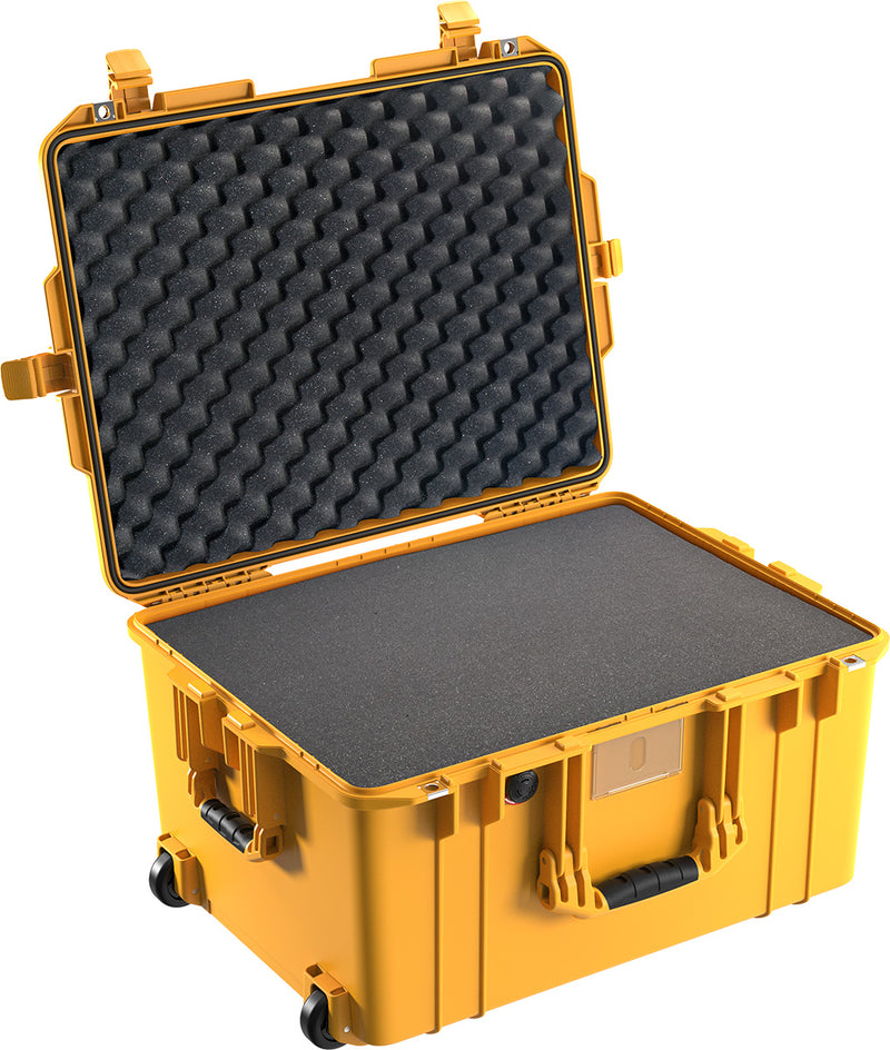 Pelican 1607 Air Case-Medium Case-Pelican-Yellow-Pluck Foam-Production Case