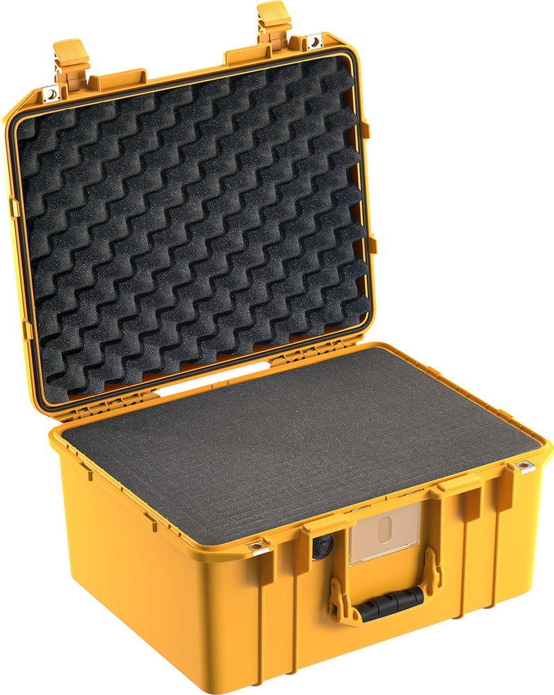 Pelican 1557 Air Case-Medium Case-Pelican-Yellow-Pluck Foam-Production Case