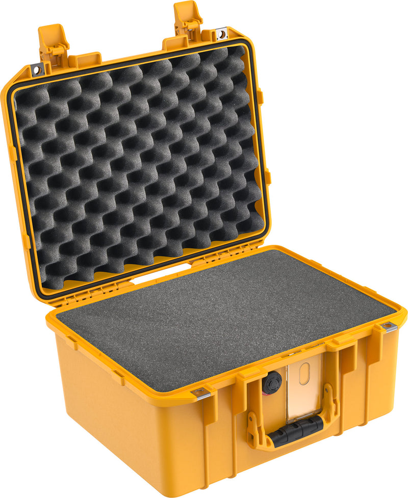 Pelican 1507 Air Case-Medium Case-Pelican-Yellow-Pluck Foam-Production Case