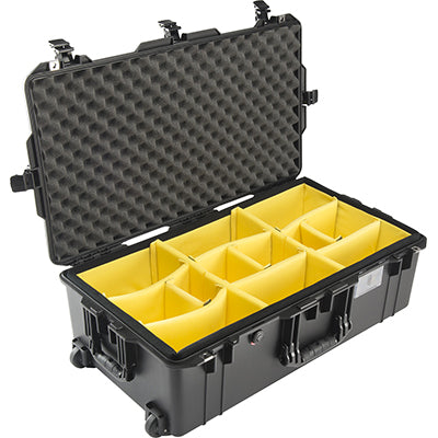 Pelican 1615 Air Case-Large Case-Pelican-Black-Padded Divider-Production Case
