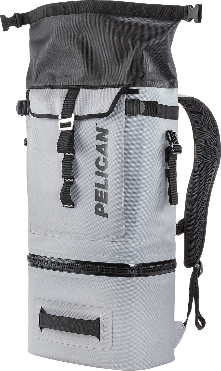 【新品未使用】PELICAN クーラーバッグ グレー 耐水 止水ジッパー 軽量 pelican-comfortable-backpack-