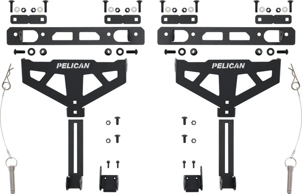 Pelican XBEDMT001B Cross-Bed Mount (Toyota Deck Rail) for BX135 & BX255 Cargo Cases